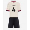 Liverpool Virgil van Dijk #4 Bortaställ Barn 2025-26 Korta ärmar (+ Korta byxor) Liverpool Virgil van Dijk #4 Bortaställ Barn 2025-26 Korta ärmar (+ Korta byxor)